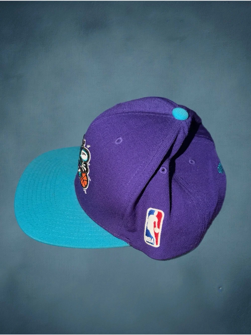 Mitchell & Ness Charlotte hornets hardwood classics adjustable strap snapback